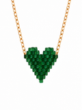 Collar Shanti Verde Esmeralda