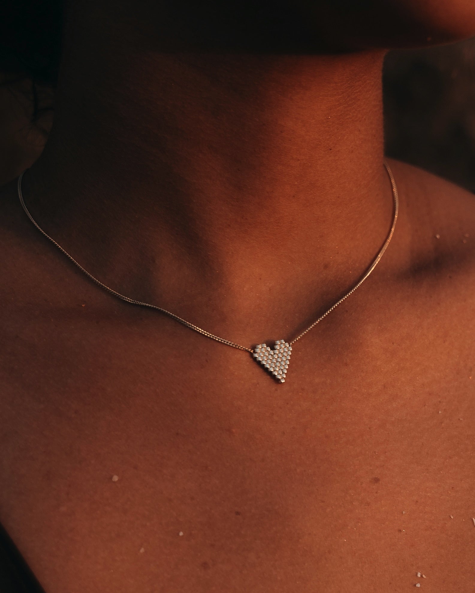 Corazon eterno - Solid beaded
