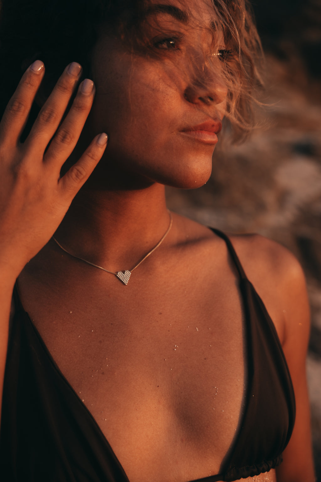 Corazon eterno - Solid beaded