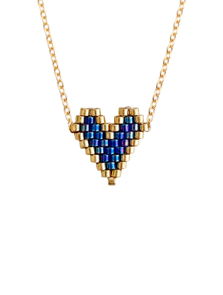 Collar Beaded Heart