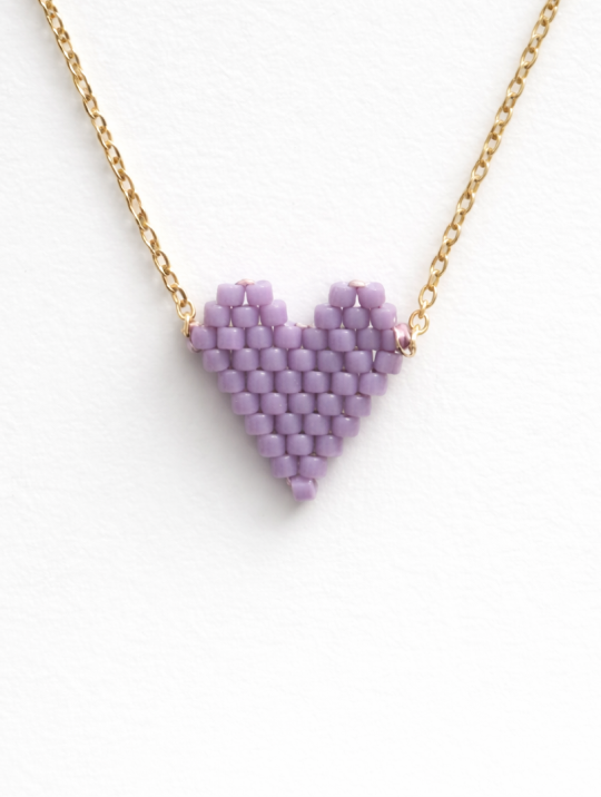 Collar Beaded Heart