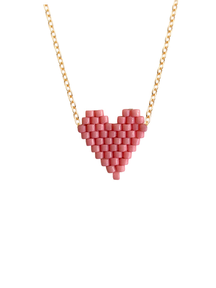 Collar Beaded Heart