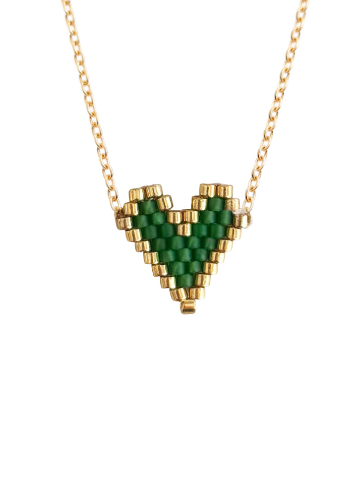 Collar Beaded Heart