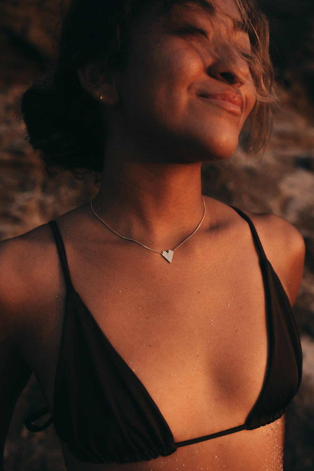 Corazon eterno - Solid beaded
