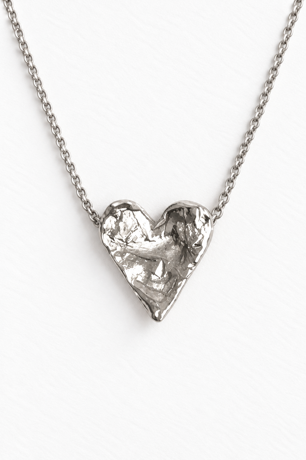 Collar Pepita Corazón Plata