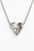 Collar Pepita Corazón Plata