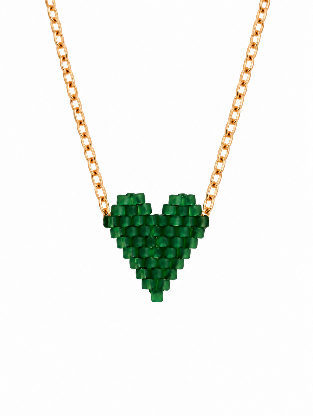 Collar Shanti Verde Esmeralda