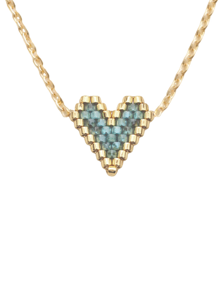 Collar Beaded Heart