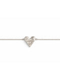 Pulsera Pepita Corazón Plata