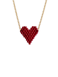 Collar Beaded Heart