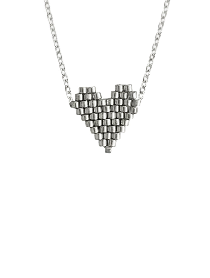 Collar Beaded Heart