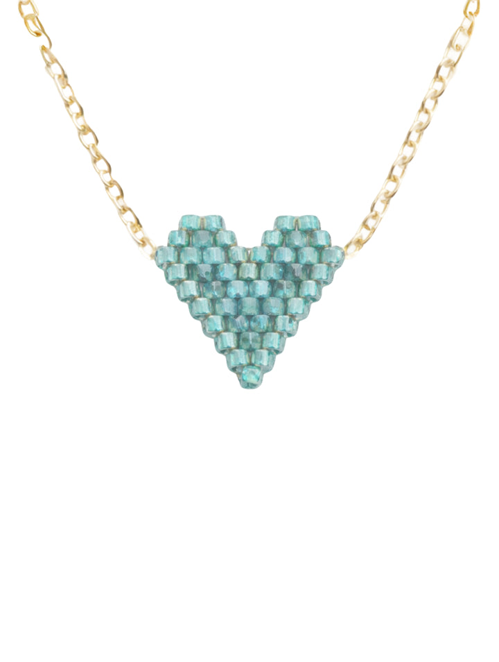 Collar Beaded Heart