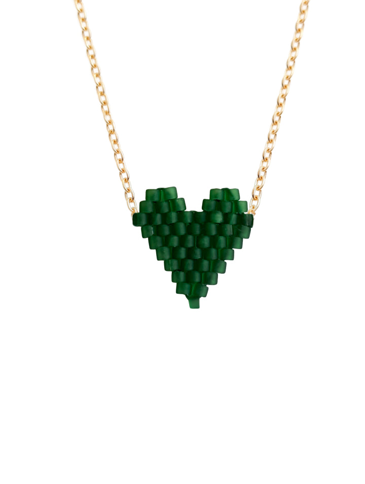Collar Beaded Heart